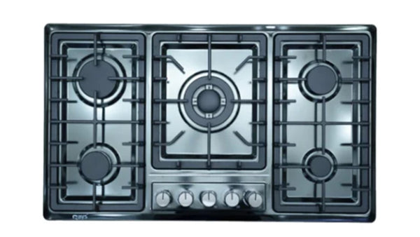 Rays 5 Burner Stainless Steel Gas Kitchen Hob 5201-CG