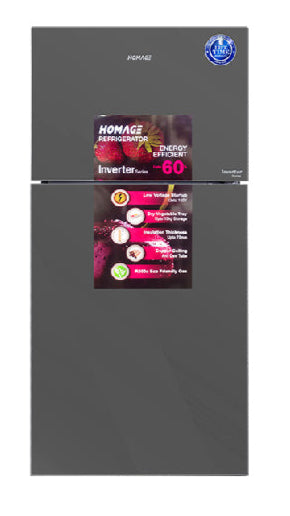 Homage Inverter Refrigerator HRF-47442 Crystal Mirror