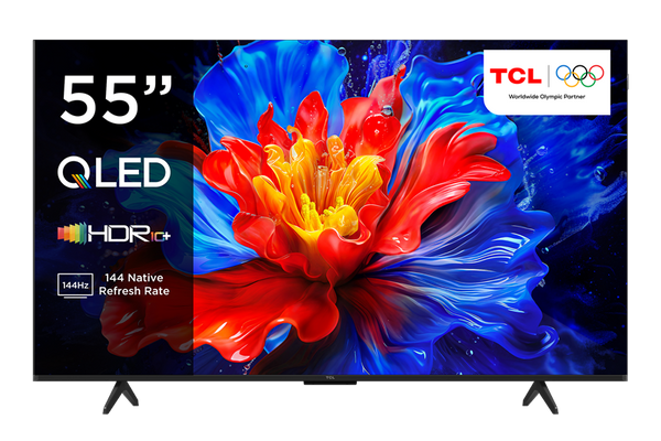 TCL 55P8K 55-Inch QLED 4K UHD Google TV, 144Hz VRR
