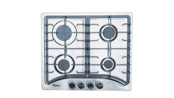 Rays 4 Burners Stainless Steel Gas Kitchen Hob H&H 6354 S1