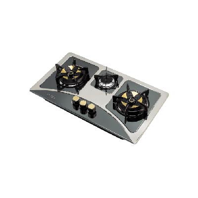 Rays 3 Burners Stainless Steel Kitchen Hob RA-05 BR