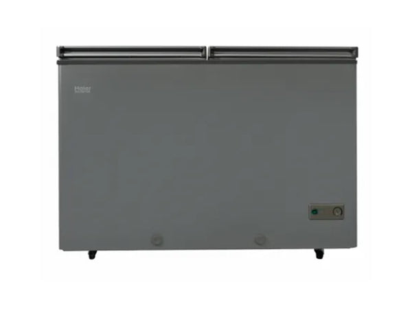 HAIER chest FREEZER HDF-385IG INVERTER GREY DOUBLE DOOR