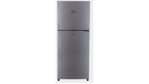 DAWLANCE DOUBLE DOOR REFRIGERATOR 9149WB CHROME PRO HAIRLINE SILVER