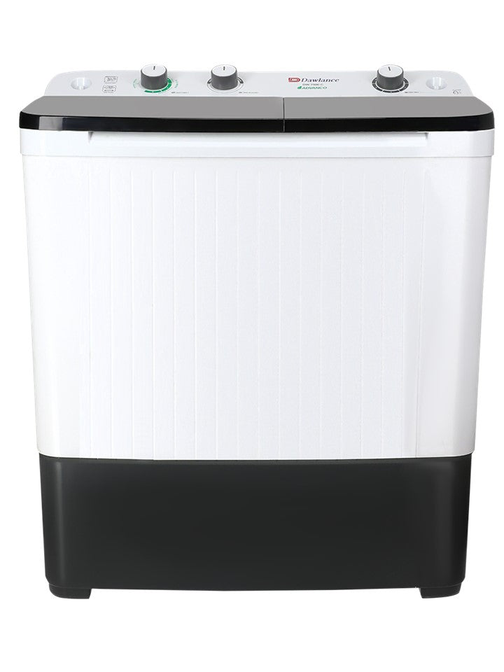 DAWLANCE WASHING MACHINE DW 7500 TWIN TUB CLEAR LID (WHITE) WASH & SPI ...