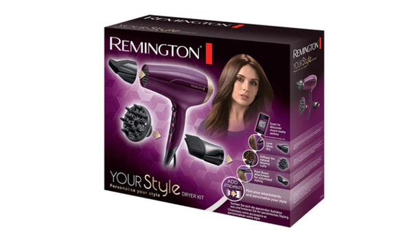 REMINGTON HAIR DRYER - D5219  YOUR STYLE DRYER KIT