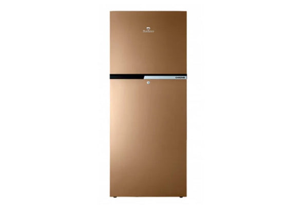 DAWLANCE DOUBLE DOOR REFRIGERATOR 9173 CHROME BLACK/COPPER